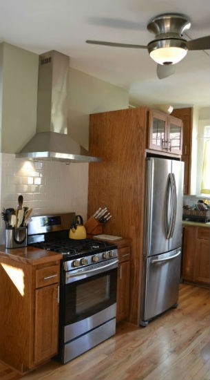 remodeled updated kitchen interior creative storage